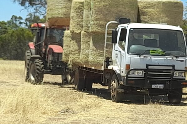 storing hay